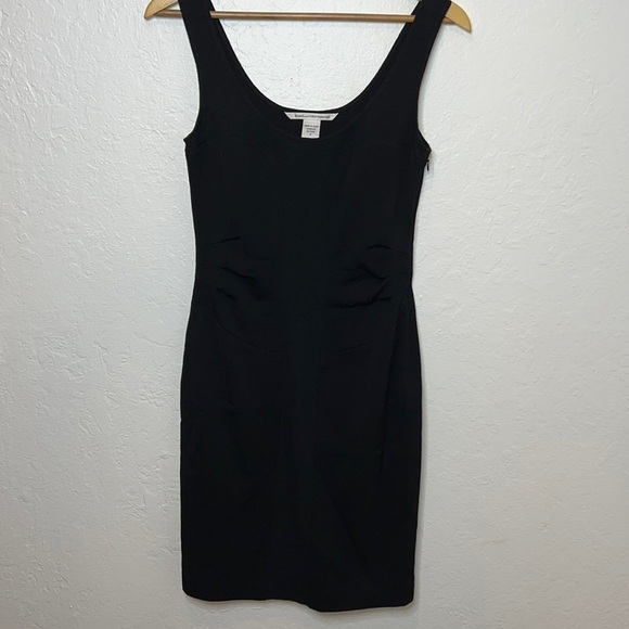 DVF Ulani Black Tank Dress Size 6 - Picture 3 of 10